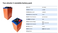 Paket Baterai Lithium Ion 48V 18Ah 24Ah 60Ah Untuk Sepeda Roda Dua