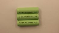 AA1300mAh NIMH Rechargeable Battery 1.2V Untuk Penggunaan Industri ROHS UL