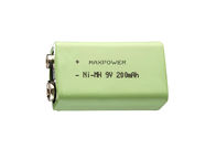 9V 250mAh NIMH Rechargeable Baterai Blister Paket CE UL