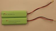 AA2100mAh 4.8V NiMh Battery Packs untuk modul darurat fluorescent