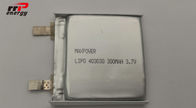 Paket Baterai Lithium Polymer 3.7V 300mAh IEC CB BIS KC MSDS UN38.3