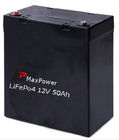 IP55 12V 50Ah Lithium LiFePo4 Baterai Solar Storage ESS Starter Mobil UPS RV