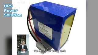 Paket baterai isi ulang lifepo4 25.6V 15Ah 384W untuk UPS