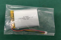 IEC62133 Baterai Lithium Polymer Isi Ulang GPS 523450 3.7V 1000mAh