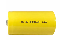 Baterai Isi Ulang NiCd 4500mah 1.2V Flat Top Untuk Penerangan Darurat