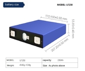 3.65V 230Ah Baterai Solar Lifepo4 Siklus Panjang Umur Sertifikasi IEC CB MSDS