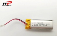 Baterai 300mAh 3.7V li polymer Untuk Bluetooth Wearable Electronics