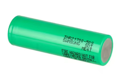 Baterai Lithium Grade A 21700 High Drain 21700 3.6V 5000mAh INR21700-50S Max 45A