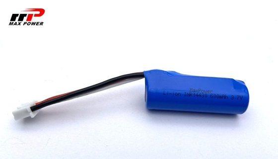 14430 3.7v 600mAh 10C Pengisian daya tinggi Baterai lithium ion isi ulang Dengan UL KC CB PSE