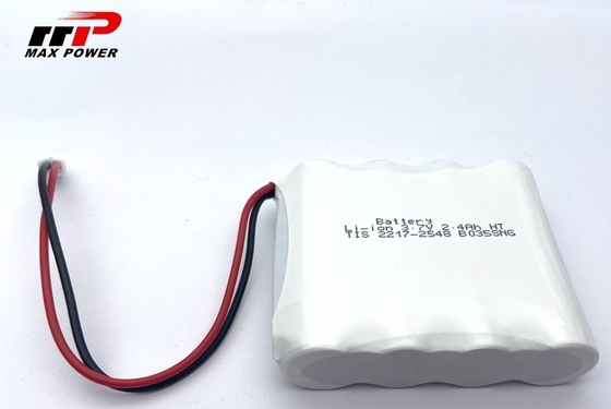 3.7V 2400mAh 14500 baterai lithium ion Untuk penggunaan GPS suhu luas -40°C-80°C