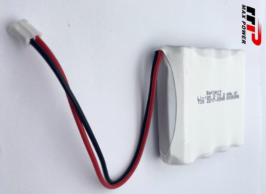 3.7V 2400mAh 14500 baterai lithium ion Untuk penggunaan GPS suhu luas -40°C-80°C