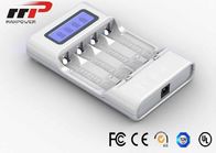 Cerdas AA AAA LCD Battery Charger 4 Slot NIMH NiCad Baterai CE