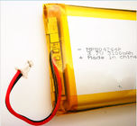 11.47 Watt Lithium Ion Polymer Battery Pack 804764 3100mah 3.7V Dengan Konektor dengan KC CB UL