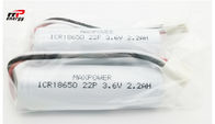 ICR18650 Samsung Baterai Isi Ulang 22P Lithium Ion 3.7V 2200mAh 1000 Siklus