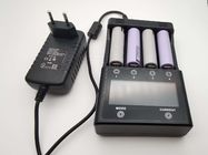 Lithium Ion LCD Pengisi Daya Baterai Layar Sentuh NIMH NICAD ABS Bahan Plastik
