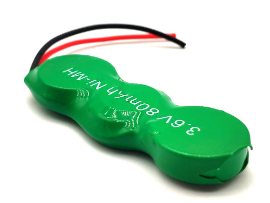 Disesuaikan 80mAh NiMH Button Cell 1.2V 2.4V 3.6V NIMH Baterai isi ulang