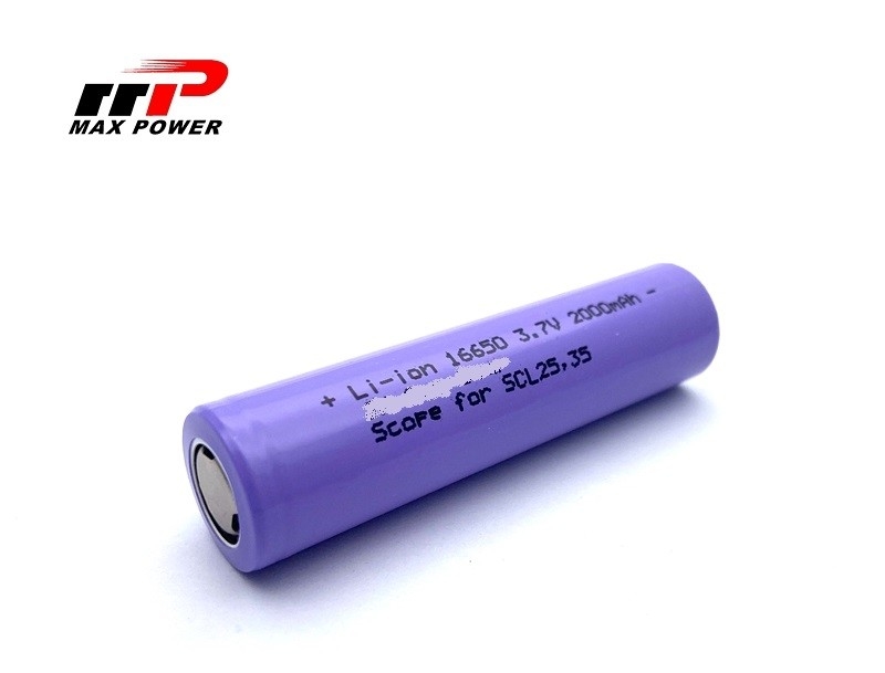 Li16650C 3.7 V 2000mah Lithium Ion Baterai Baterai Isi Ulang Sel OEM layanan CE UL CB