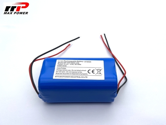 Paket Baterai lithium ion 14.4V 18650 3500mAH Untuk penyedot debu robot pembersih