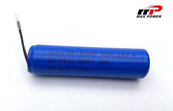 3000mAh 3.6V 18650 Lithium Ion Baterai BIS IEC2133 CB