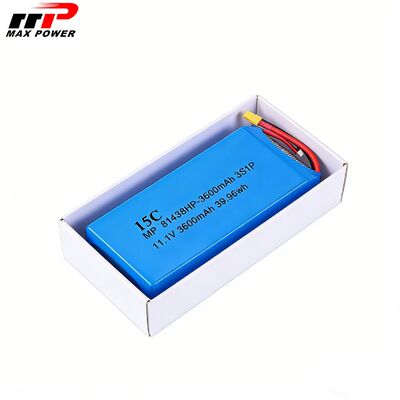Paket baterai LiPolymer MP81438HP 3600mAh 15C | 11.1V
