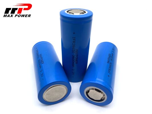 26650 3600mAh 3.2V Lithium LiFePO4 Baterai 2000 Kali Umur Siklus Panjang