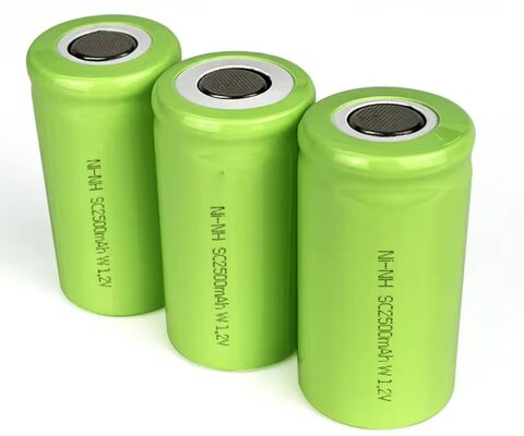 SC2500mAh 1.2V Ni-MH baterai isi ulang dengan 1000 siklus umur panjang dan kapasitas tinggi