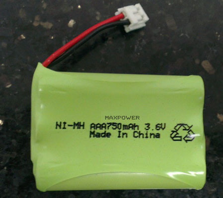 Siap Pakai AAA750 Nimh Battery Packs 3.6V Untuk Baby Monitor