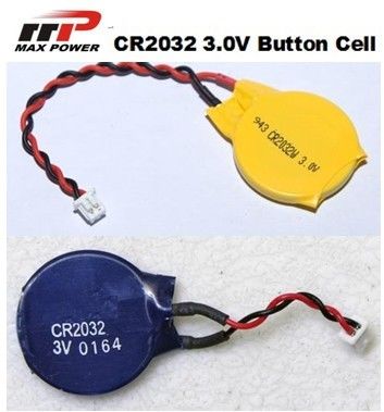 CR2032 3V Baterai Lithium Utama 210mAh, Tombol Tegangan Tinggi