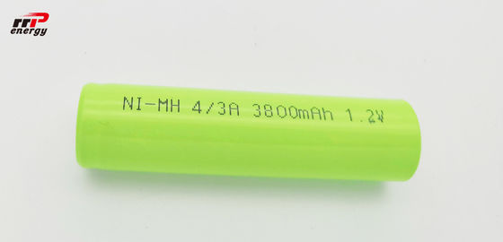 4 / 3A 3800mAh Baterai Isi Ulang NIMH 17670 NIMH 800 Siklus Satu Tahun Garansi