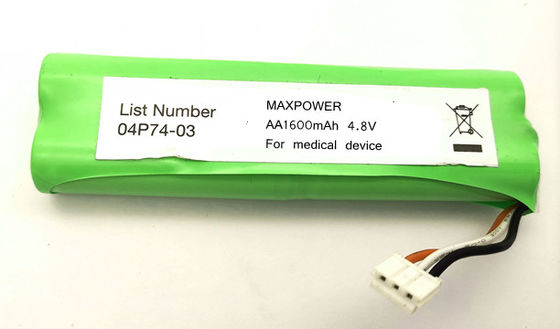 NIMH AA1600mAh 4.8V Baterai Paket