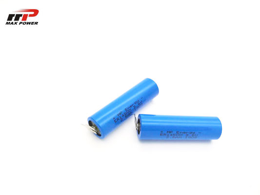 Baterai Li SoCI2 Primer ER14500 Anti Bocor Umur Panjang Cyle AA ER14505 Ringan